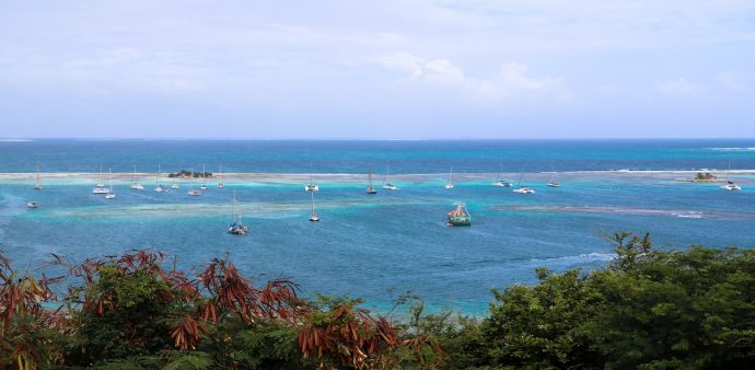 On lève l’ancre à Union Island dans le sud des Caraïbes